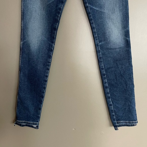 AG Adriano Goldschmied Farrah High Rise Ankle Jeans Size 26 Blue Stretch Denim - Picture 7 of 16